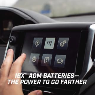 Interstate Batteries IBX Automotive Battery 12V 80Ah (Group Size H7, 94R) 850CCA SLI AGM Auto Replacement Battery for Cars, SUVs, Sedans, Trucks (IBX-94R/H7-AGM)