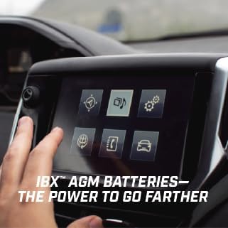 Interstate Batteries IBX Automotive Battery 12V 70Ah (Group Size H6, 48) 760CCA SLI AGM Auto Replacement Battery for Cars, SUVs, Sedans, Trucks (IBX-48/H6-AGM)