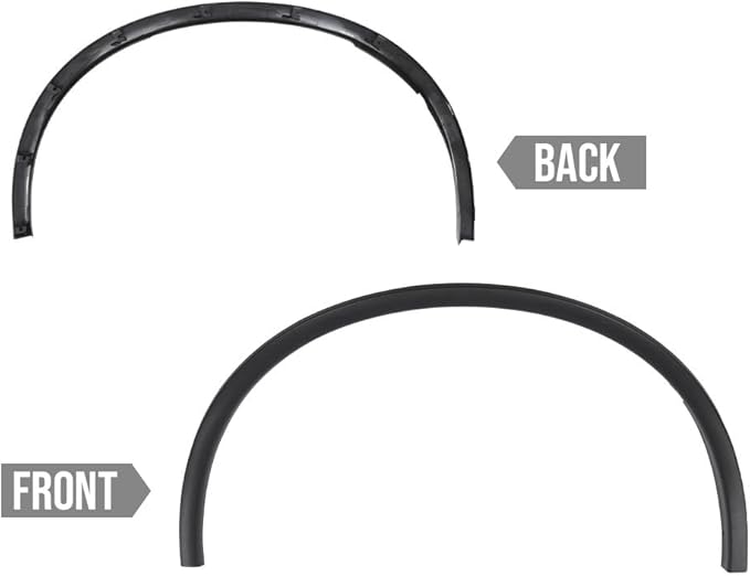 G-PLUS Front Fender Trim Wheel Molding Driver and Passenger Side Compatible with Dodge Durango 2011 2012 2013 2014 2015 2016 2017 2018 2019 2020 2021