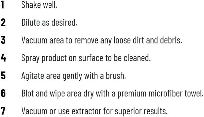 Chemical Guys Foaming Citrus Fabric Clean Carpet and Upholstery Cleaner - For Car Carpets, Seats, and Floor Mats, Safe for Cars, Home, Office, and More, Citrus Scent - 16 oz