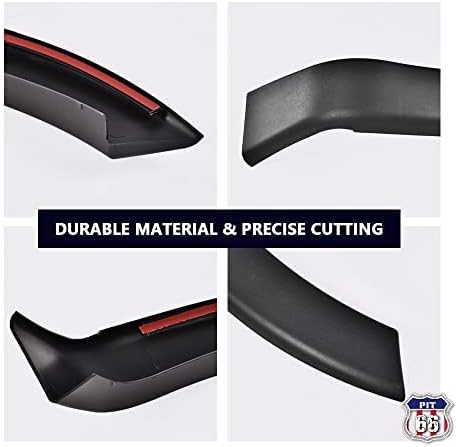 PIT66 Fender Flares, Compatible with 2009-2014 Ford F150 Styleside(NOT For Platinum and Raptor models), Black Factory Style Wheel Flares Set, 4 Pcs