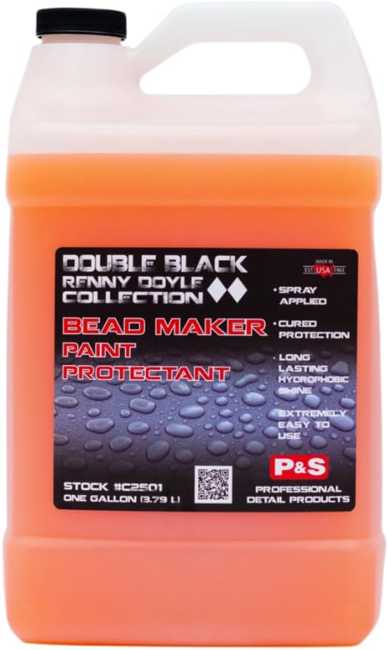 P&S Bead Maker Paint Sealant – Easy Spray & Wipe Protectant for Cars, Boats & RVs – Hydrophobic Gloss & UV Protection – Safe for All Surfaces - 1 Gallon