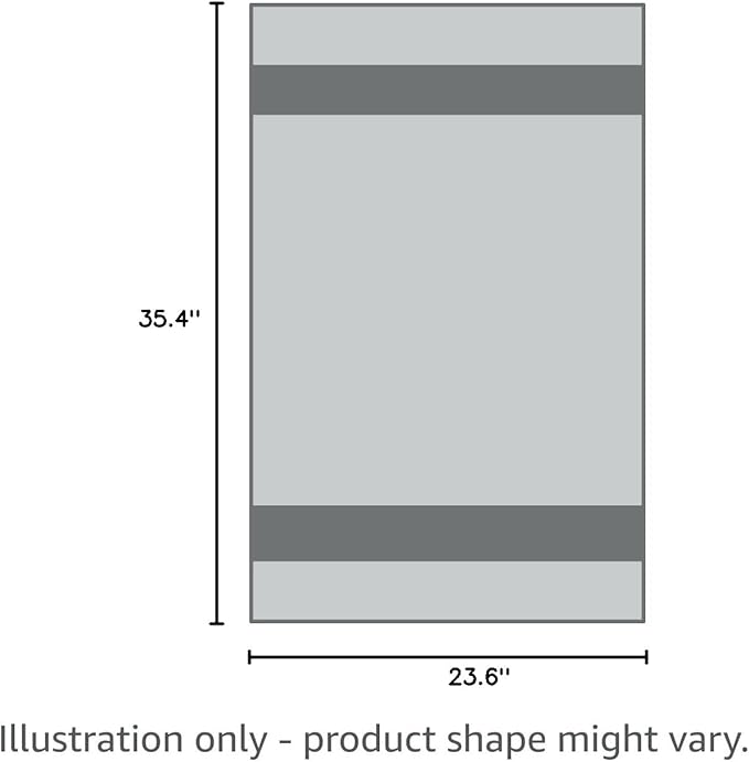 SHSCLY Microfiber Car Drying Towel Large Double Twist Pile 1200GSM Gray 35.5 x 24 Inches Pack of 1