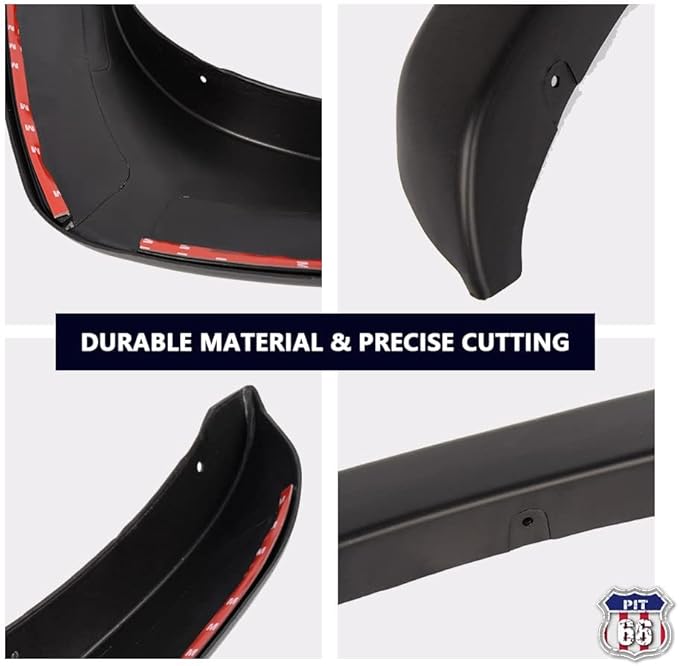 PIT66 Fender Flares, Compatible With Chevy Silverado GMC Sierra 1999-2006/Suburban Yukon XL 2000-2006/Avalanche 2002-2006 68.4", 78", 69.2", 96" Bed Smooth Factory Style Wheel Flares Set, 4 PCS