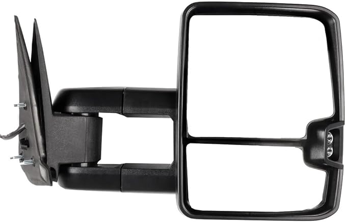 ECCPP Towing Mirrors, A Pair of Exterior Automotive Mirrors for 2003-2006 for Chevy Silverado for GMC Sierra with Dynamic Running Lights Arrow Signal Reversing Lights Power Operation Heated