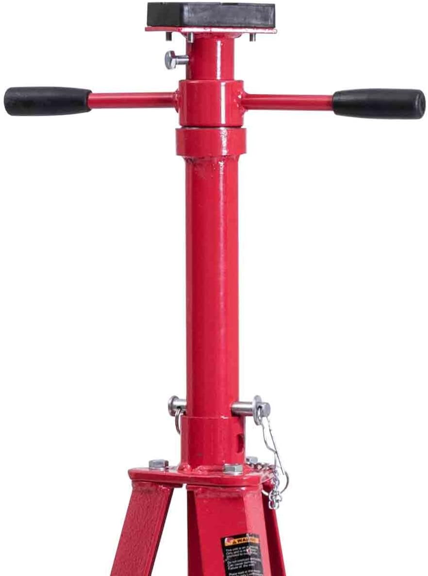 Under Hoist Tripod Stand, Jack Stands 2 Ton High Lift Jack Stand Reach Under Hoist Stand, Heavy Duty Steel Under Hoist Jack Stand