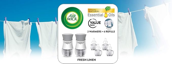 Air Wick Scented Oils 2+6 Fresh Linen
