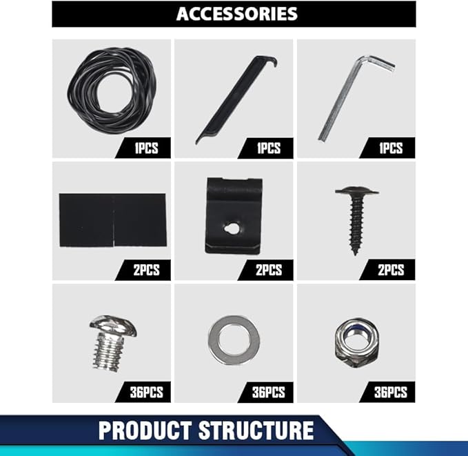 PIT66 Fender Flares Kit with Mounting Instruction and Hardware Compatible with Dodge Ram 2500 3500 2019-2024 (Not Fit Dually models) Smooth Pocket Riveted 4pcs Wheel Cover