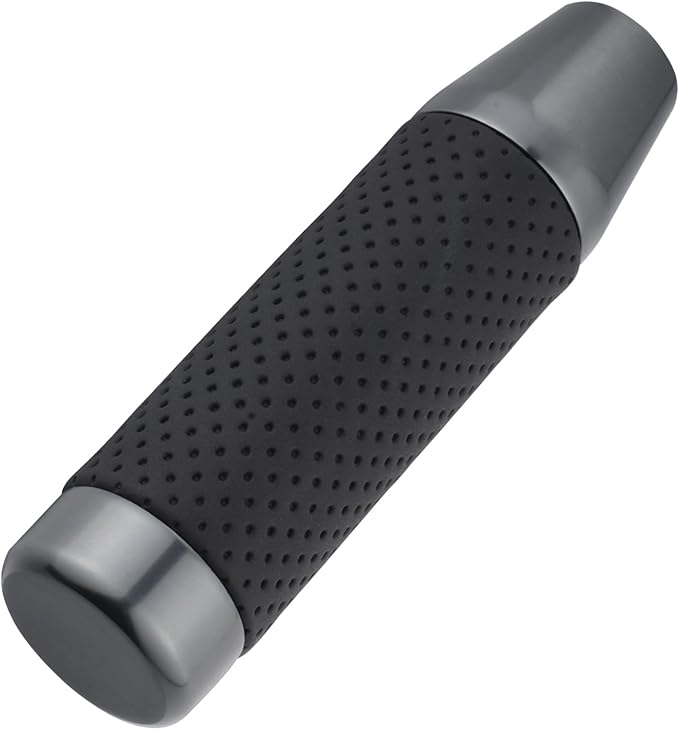 Abfer Weighted Shift Knob Short Stick Gear Shifter Adapter Leather Shift Knobs for Most Automatic Manual Vehicle Trucks,Grey