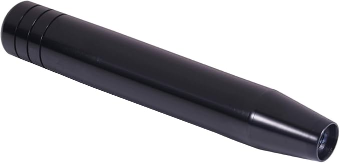 Long Shift Knob Extension Shifter Handle Aluminum Alloy Gear Stick Transmissions Weighted Shifting Lever Universal Fit Most Manual Automatic Cars Truck SUV (Black)