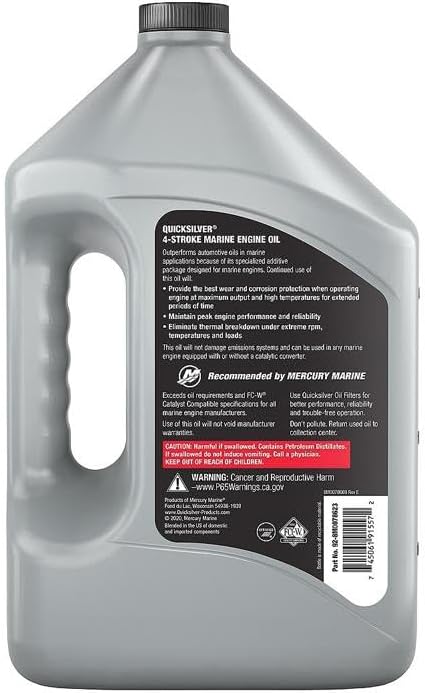 Quicksilver by Mercury Marine 25W-40 Marine Engine Oil
