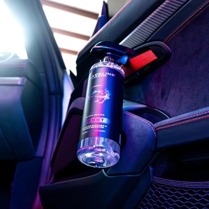 Blackline Luxury Scented Interior Cleaner Reset Deep Cleans & Deodorizes All Surfaces, pH-Neutral High-Foam Formula, Long-Lasting Premium Fragrance for Car - JDM Squash