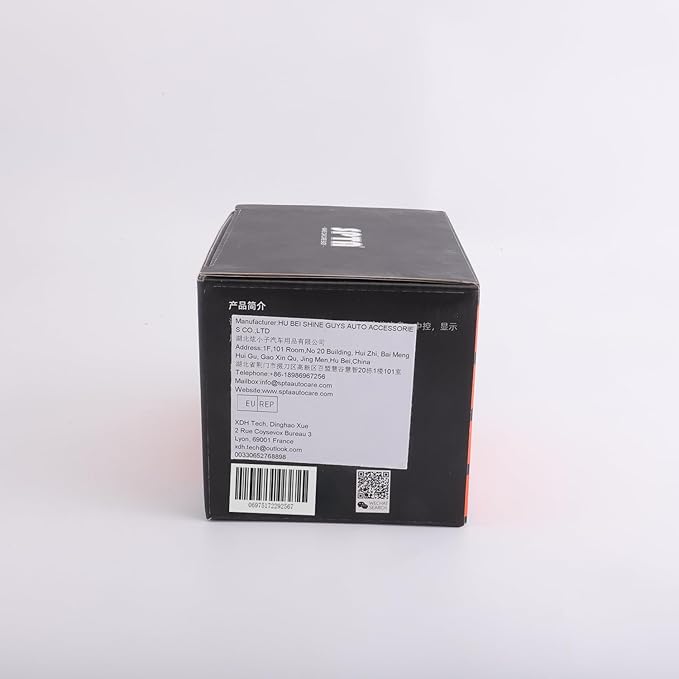 SPTA Ultra Soft Detailing Brush, Car Detail Brush, Orange Handle XL Synthetic Brush - Ultra Soft Bristles, Comes with Storage Rack, Covers Large Area Inside or Outside Vehicles