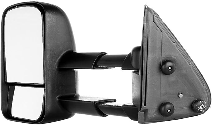 ECCPP Towing Mirrors for 1999-2006 Chevy Silverado GMC Sierra Pickup all models Black Manual Telescoping Pair Mirrors