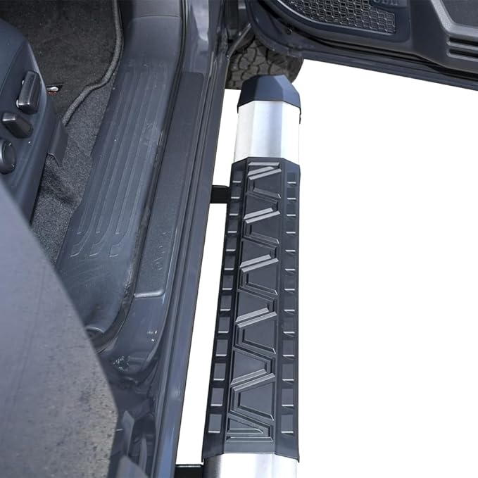 VANGUARD Running Boards Compatible with 2024-2025 Toyota Tacoma | Double Cab | Stainless Steel | 5 Inches Step Bars Side Step