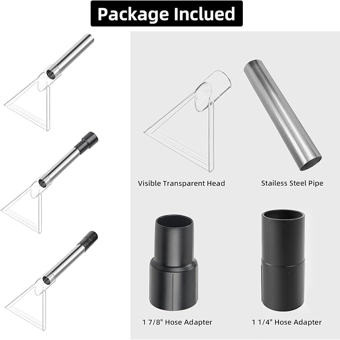 Shop Vac Extractor Attachment Vacuum Extractor Tool for Carpet Upholstery Car Detailing Wet Dry Carpet Extractor Wand Large