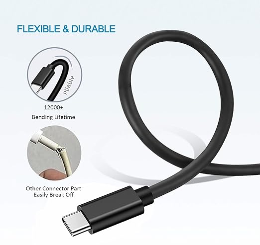 1.6FT Short Car Charger for iPhone 17 16 15 Pro USB A to USB C Cable for Carplay Cable, Charger Charging Cord Type C for iPhone 17 Air 16e 16 15 /Plus Max Charging Cord Replacement (Black)