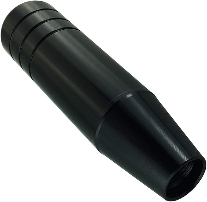 Abfer 5" Heavy Weighted Shift Knob, Aluminum Alloy Car Gear Lever Stick Shifter Handle Fit Most Automatic Manual Vehicle (Black)