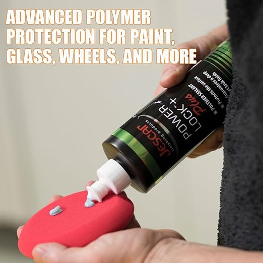 Jescar Power Lock Plus Polymer Sealant - 128oz - Durable High-Gloss Paint Sealant for Long-Lasting Protection – Easy Application, Safe for All Paint Types, Easy to Apply, Hand or Machine Application