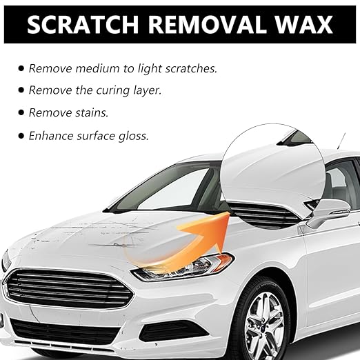 2025 Upgrade Scratch Remover for Vehicles, Car Scratch Remover, Car Scratch Repair Paste for Deep Scratches, Car Paint Scratch Repair Scratch Remover Kit with Wipe and Sponge (2 PCS)
