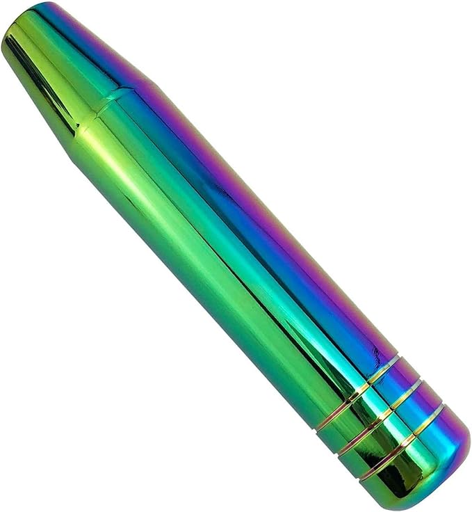 Long Shift Knob Extension Shifter Handle Aluminum Alloy Gear Stick Transmissions Weighted Shifting Lever Universal Fit Most Manual Automatic Cars Truck SUV (Multicolor)