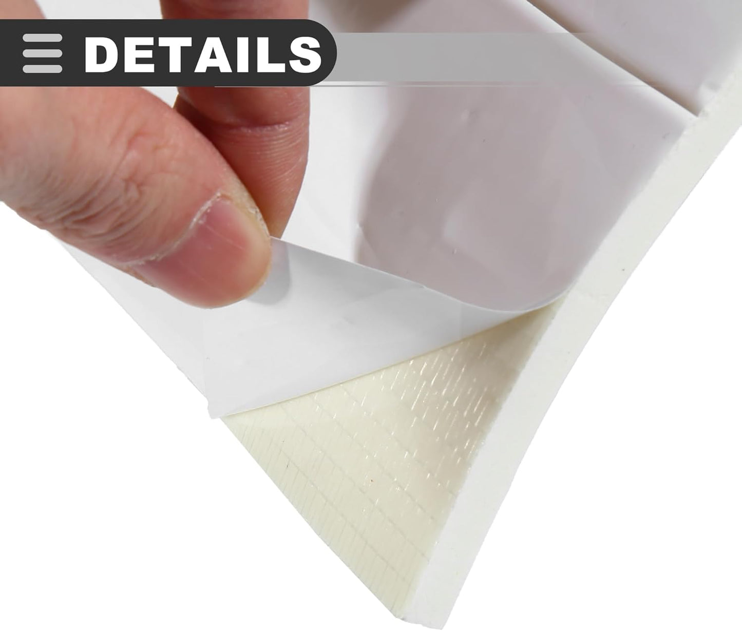 Motoforti Universal Car Garage Wall Guard, PE Foam EVA, White, 1 Pcs