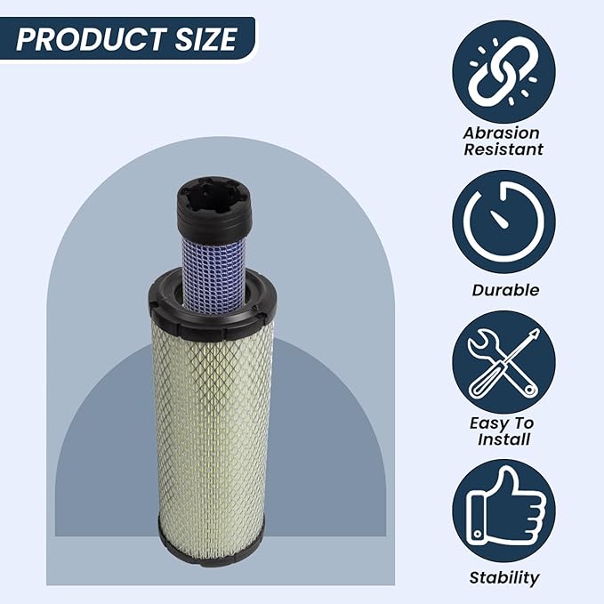 Tractors Maintenance Filter Kit Compatible with Kubota L2501 L2800 L3200 L3400 L3700SU L3800 HST Replaces TA040-93230, HH164-32430, HH3A0-82623, HHK70-14073, 6A320-59930 Air Oil Fuel Hydraulic Filter