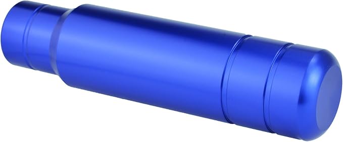 Abfer Metal Heavy Shift Knob, 5" Aluminum Alloy Weighted Gear Lever Stick Shifter Handle Fit Most Automatic Manual Vehicle (Blue)