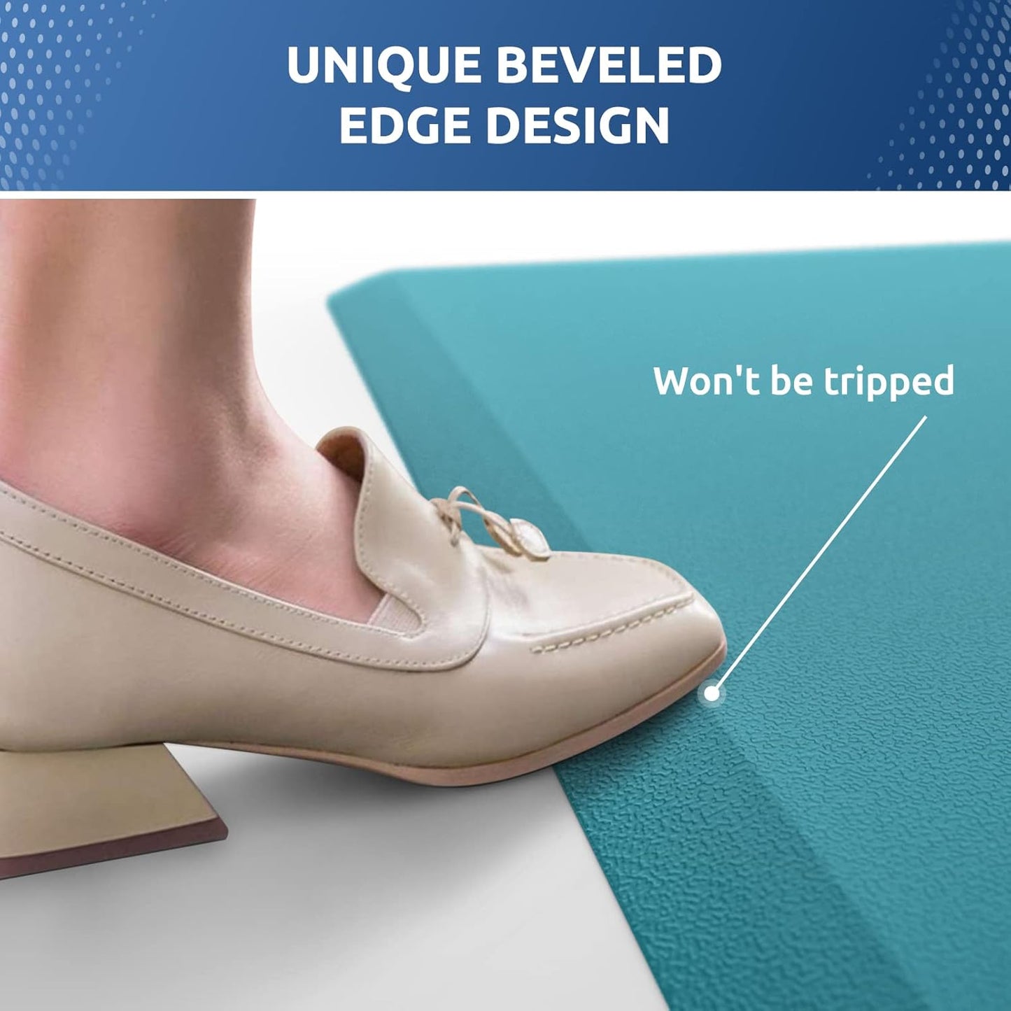 KitchenClouds Kitchen Mat Cushioned Anti Fatigue Kitchen Rug 17.3"x39" Waterproof Non Slip Kitchen Rugs and Mats Standing Desk Mat Comfort Floor Mats for Kitchen House Sink Office (Green)