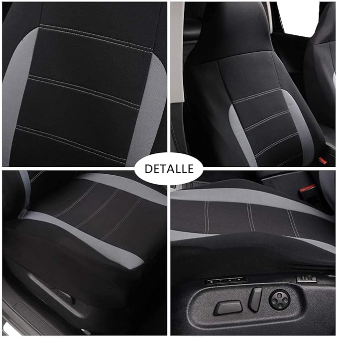 AUTOYOUTH Car Seat Covers - Achieve The Perfect Combination of Style and Protection with Universal Fit for Sedan, Truck, SUV (Gray)