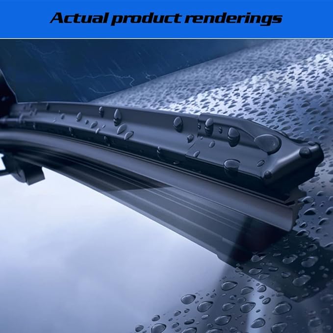 Front and Rear Windshield Wiper Blades (pack of 3 pcs) Replacement for 2013 2014 2015 2016 Mini Cooper Paceman 20" + 19" Front windscreen wiper and 11" Rear Wiper Blade