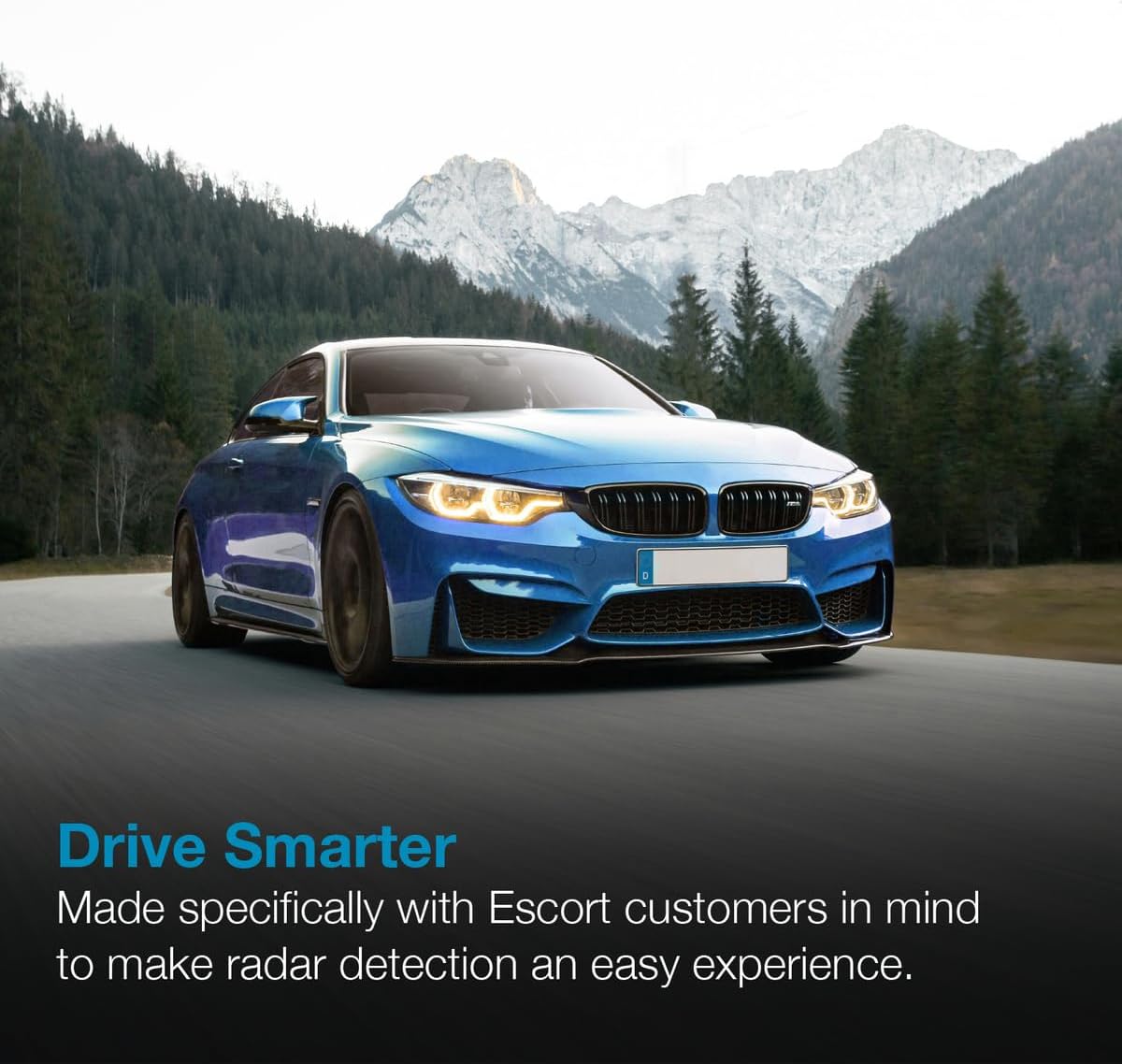 Escort Cobra Official SmartCord USB, Half Straight Half Coiled Cord with USB Charging Port, Works with All Current Generation Escort and Cobra Windshield Mounted Detectors, Apple and Android Devices