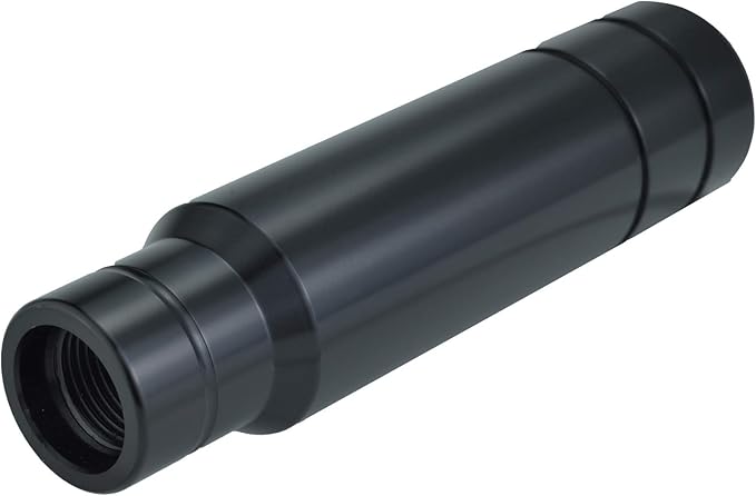 Abfer Metal Heavy Shift Knob, 5" Aluminum Alloy Weighted Gear Lever Stick Shifter Handle Fit Most Manual Vehicle (Black)