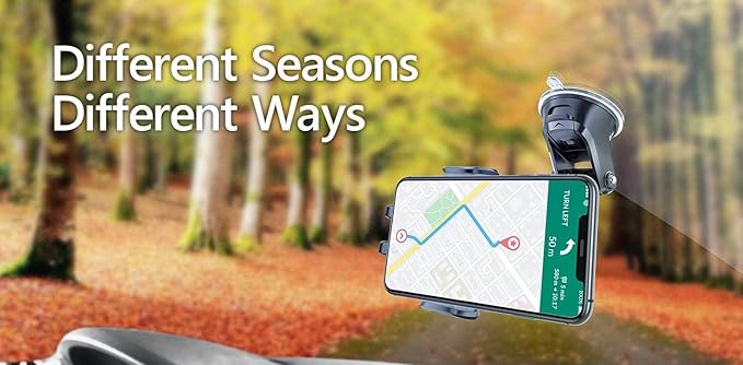 2025 Premium Universal Car Phone Mount 3-in-1 Upgraded Edition Compatible with Dashboard/Windshield/Vent/Truck Mounts Fits iPhone 17/16/15 Pro Max/14 and Samsung/Android Devices