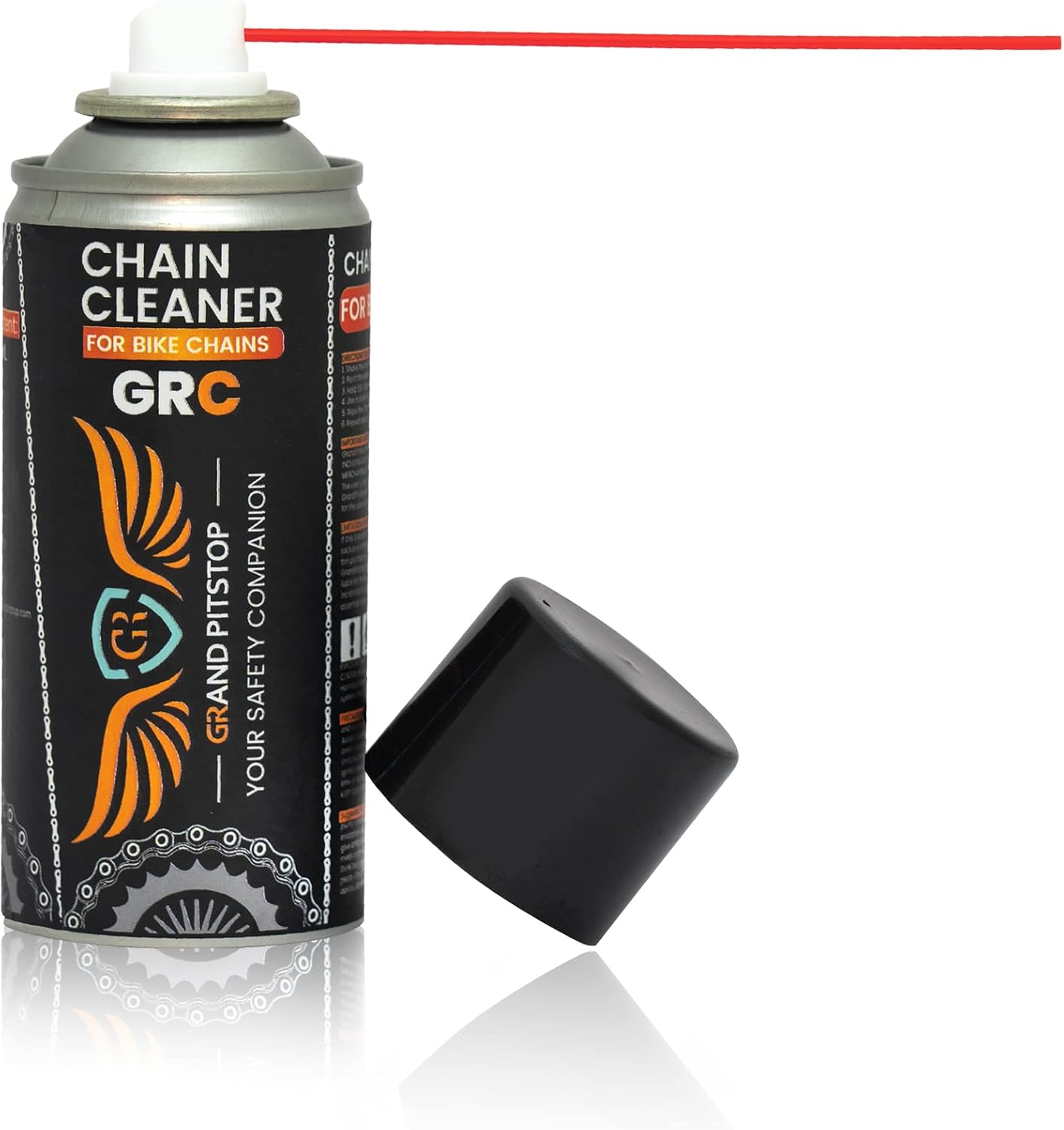 GRAND PITSTOP Chain Cleaner, Degreaser 160ml and Chain Lube, Greaser, 160ml Motorcycle Bike Chain Cleaner for all bikes Motorcycles, Super Durable