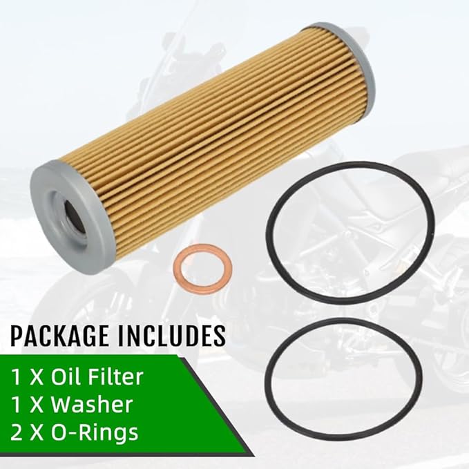 Oil Filter Gasket O-Ring Kit For Ducati For 2018-2023 Panigale V4/2020-2023 Streetfighter V4/2021-2023 Multistrada V4 Part Replacement Number For 44440312B