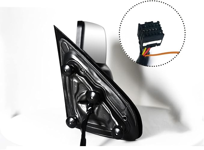 Towing Mirrors Compatible for 2014-2018 for Chevy Silverado GMC Sierra Rear View Mirrors Chrome cap with Power Heated Turn Signal Light (Set of 2)