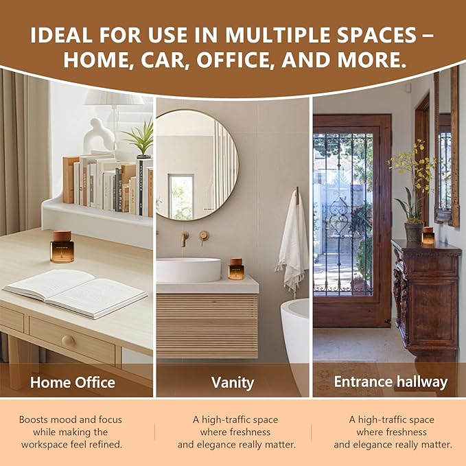 Car Air Freshener Cup 50ml Car Air Fresheners Diffuser - SS30 Fragrance Oil Air Diffuser for Car, 180+ days Long Lasting Fragrance, 1.7 FL OZ/50ML Made in USA Car Air Fresheners