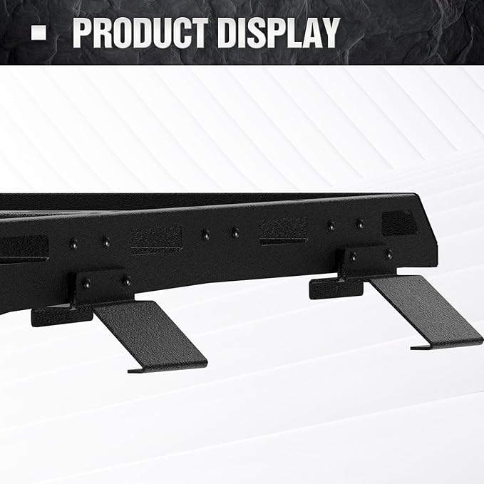 Bronco Half Short Roof Rack Rear Cargo Basket with 2 Led Light Bar Compatible for 2021 2022 2023 2024 2025 Ford Bronco Hardtop 4-Door (Excluding Sport), Rooftop Storage Carrier Luggage Rack