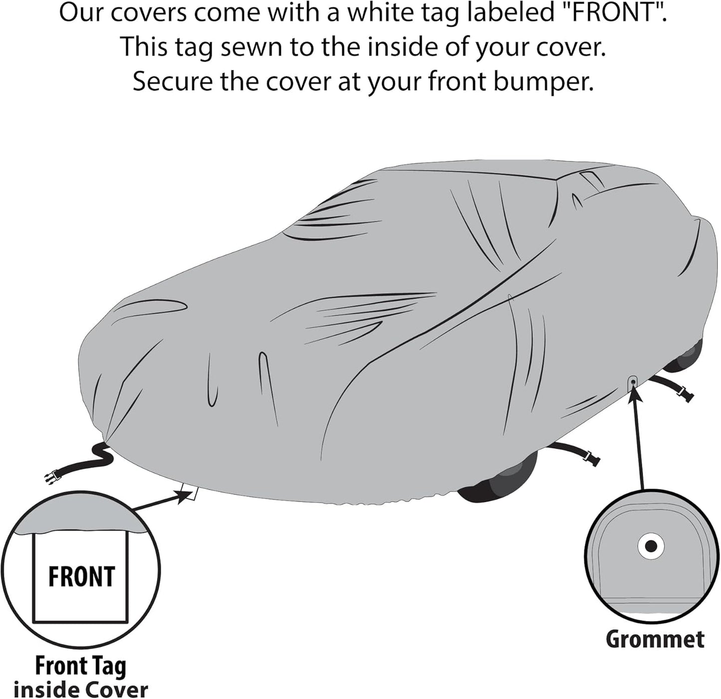 USCarCover 5 Layer All Weather Protection, Breathable Car Cover for Jeep CJ8 1981-1985 SUV 2-Door Pollution, Dust, Sun, Snow, Rain
