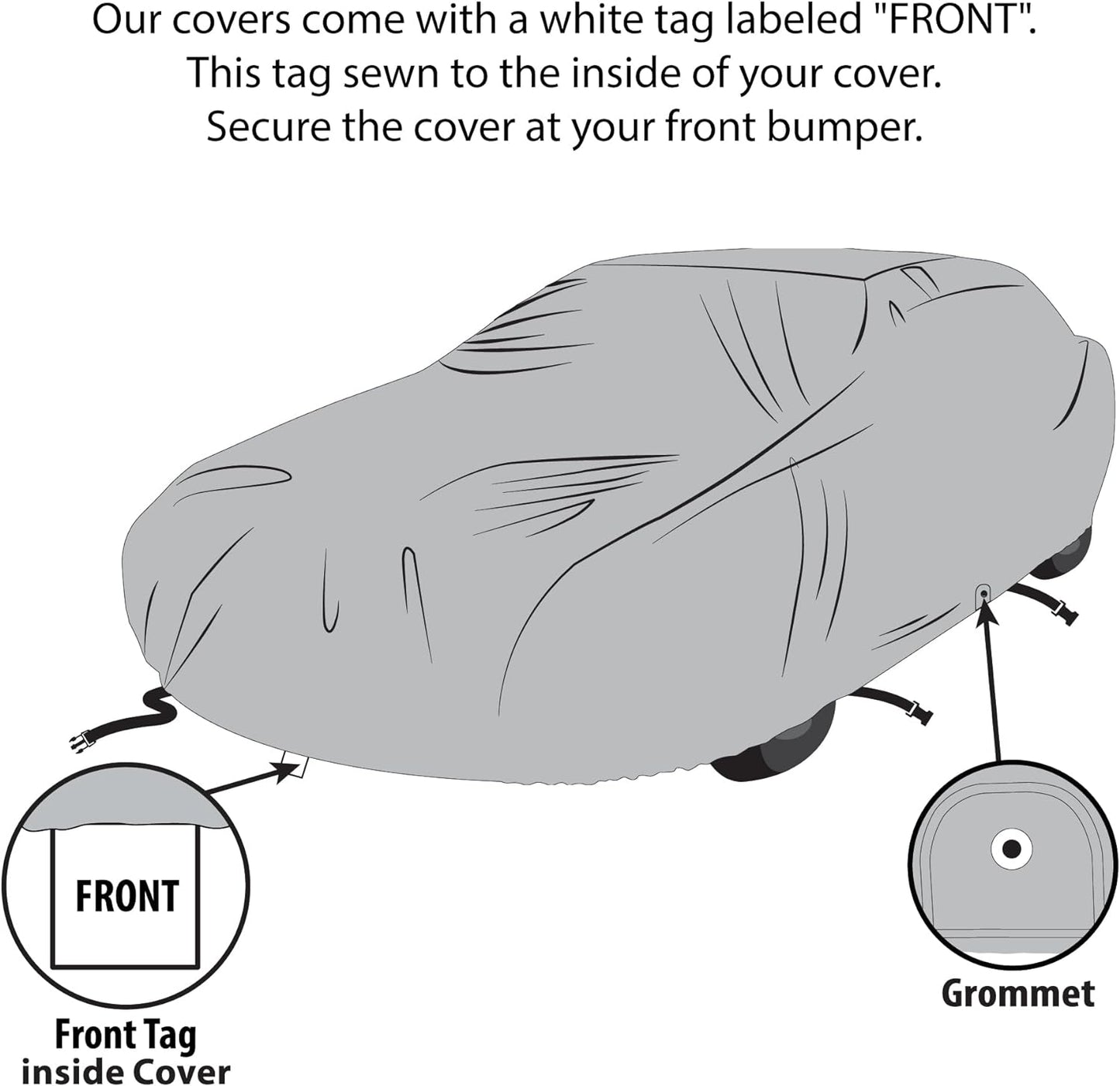USCarCover 5 Layer All Weather Protection, Breathable Car Cover for Jeep Liberty 2002-2013 SUV Pollution, Dust, Sun, Snow, Rain