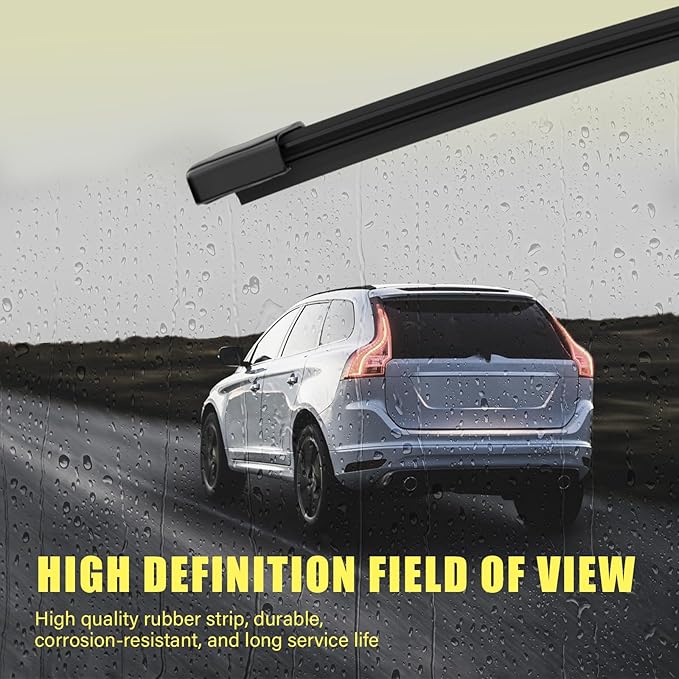 ANIKLUIM® 28"+ 28" Wiper Blades with 14" Rear Wiper Blade Set Replacement for 2015 2016 2017 2018 2019 Edge Endura Windshield Wipers Original Factory Quality (Pack of 3)