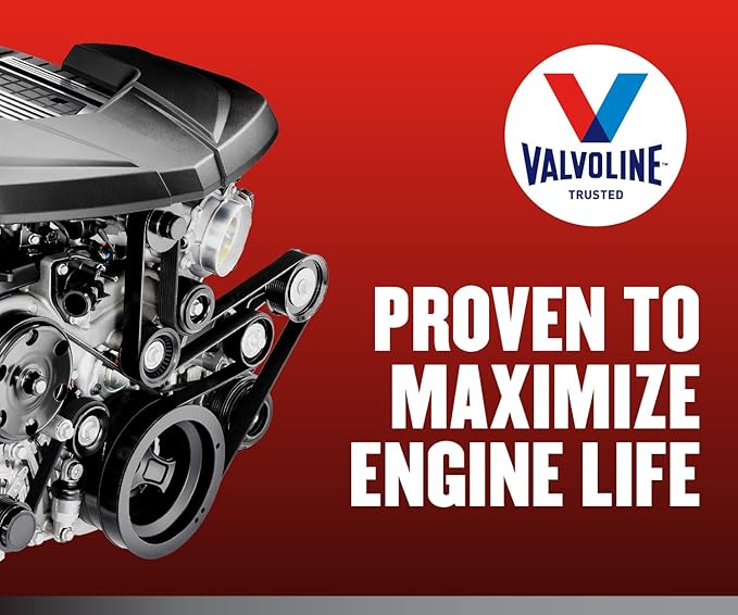 Valvoline Full Synthetic High Mileage with MaxLife Technology SAE 0W-20 Motor Oil 1 QT (Packaging May Vary) (Pack of 2)