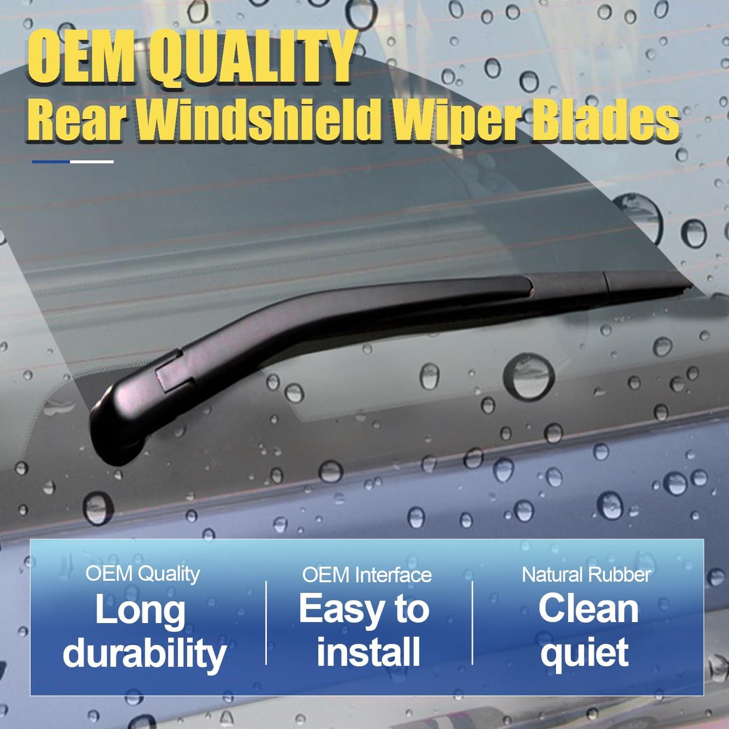 3 wipers Replacement for Chevrolet Traverse 2012-2017, Windshield Wiper Blades Original Equipment Replacement - 24"/21"/13" (Set of 3) Pinch Tab