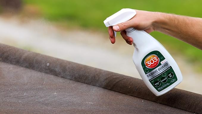 303 Products Fabric Guard – Water Repellent & Stain Shielding Fabric Spray, Safe for All Outdoor Upholstery, Easy to Use, Manufacturer Recommended Protectant Spray, 32oz (6 Pack)