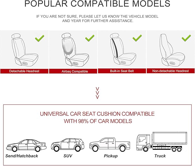 Car Seat Cover for Luxury & Comfort - PU Leather, Anti-Slip, Full Wrap Protection with Storage Pocket for Bottom Cushion - Universal Fit for 95% of Vehicles (Dull-red,1 Piece)