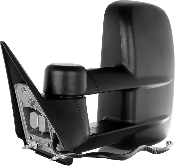 ECCPP Towing Mirrors Tow Mirrors With 1988-1998 For Chevy/For GMC Silverado/Sierra 1500 2500 3500 Pickup Truck Power Adjusted No Heated No Turn Signal Light Black Pickup