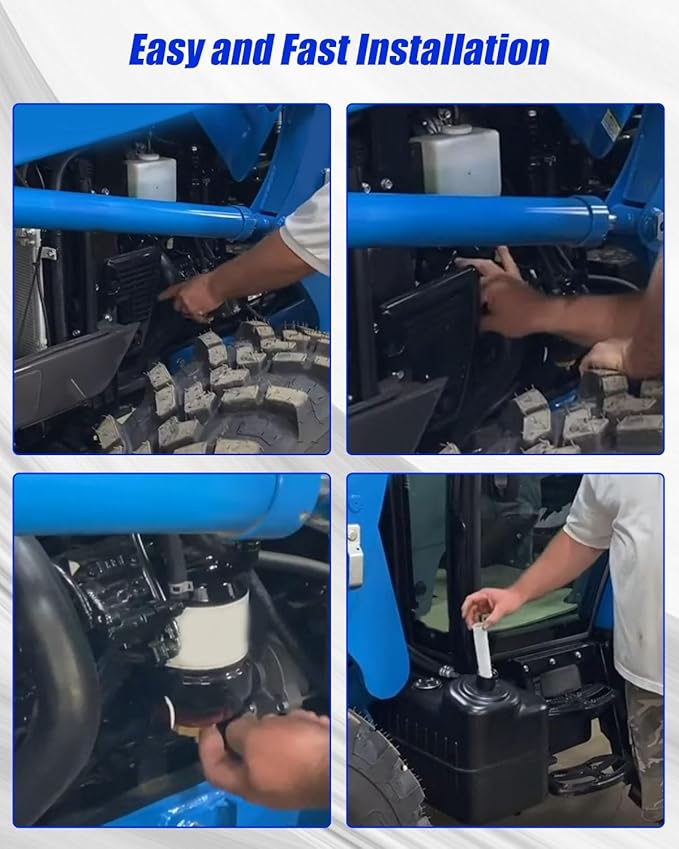 ULZOZN Filter Kit Fit for LS Tractor MT125, Oil Fuel Hydraulic Oil Filter Replace 11930535150 40358122 40049450 40195621 40220109