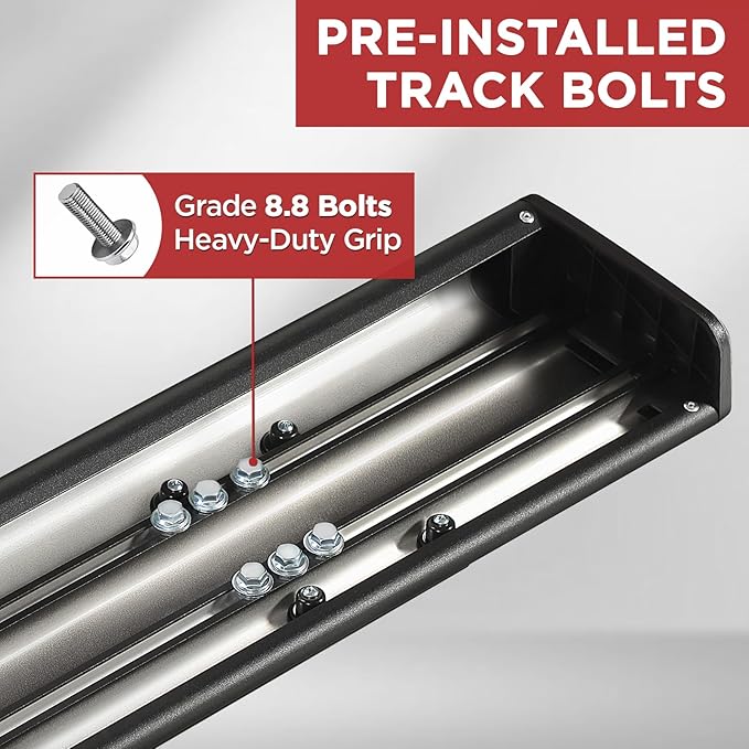 Running Boards Compatible with 2007-2019 GMC Sierra 2500HD 3500HD Crew Cab Black Aluminum Alloy Side Steps Nerf Bars(only for Gasoline