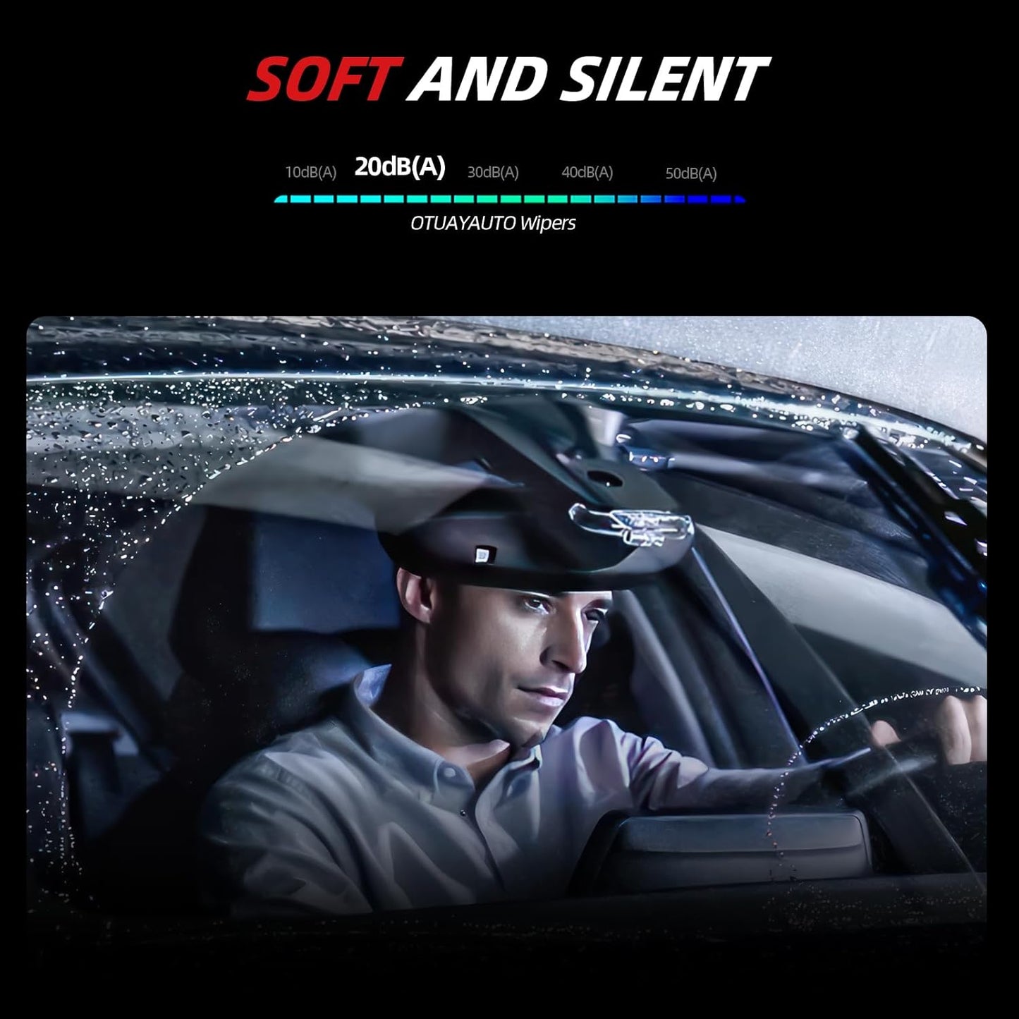 OTUAYAUTO Premium Windshield Wiper Blades - Replacement for Subaru Ascent 2019-2023 - Precision Fit, All-Weather Performance, Front and Rear Wiper Blades, Top Lock - 26"+20"+14" (Pack of 3)